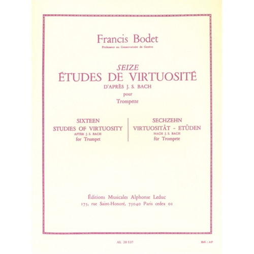 16 Etudes de Virtuosite...