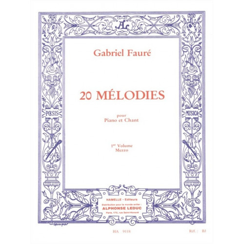 20 Mélodies - Mezzo - Vol. 1