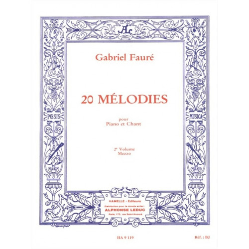 20 Mélodies - Mezzo - Vol. 2