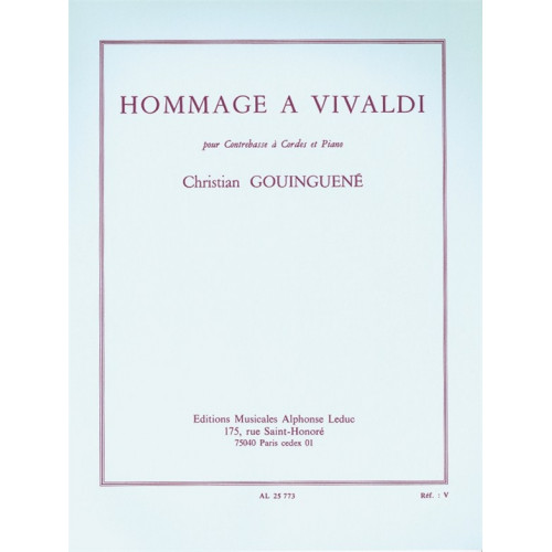 Hommage A Vivaldi - pour...