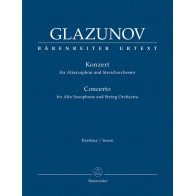 Alto Saxophone Concerto Op.109 (Full Score)