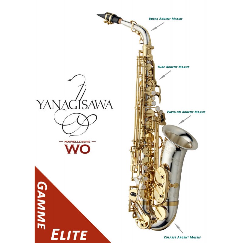 Saxophone alto YANAGISAWA WO37 1