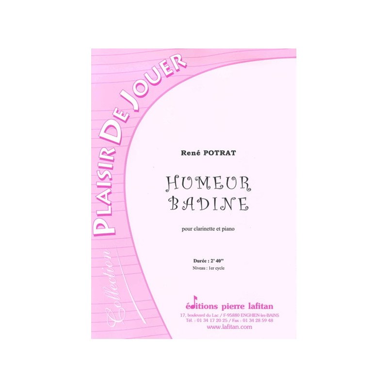 Humeur Badine