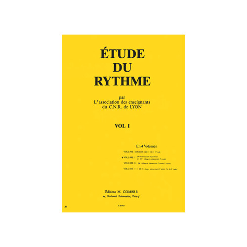 C.N.R. de Lyon - Etude du rythme Vol.1