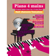 Piano 4 mains, 8 Chansons Françaises