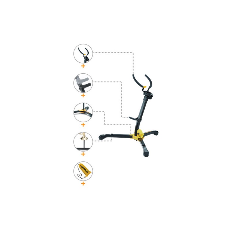 HERCULES Support  pour Alto ou Ténor DS630B 1