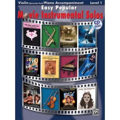 9780739047811ALF0028165 Easy Popular Movie Instrumental Solos for Strings