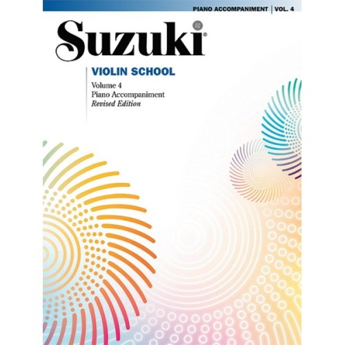 38081352015ALF0032089 Suzuki Violin School 4 - Piano Acc. (Revised)