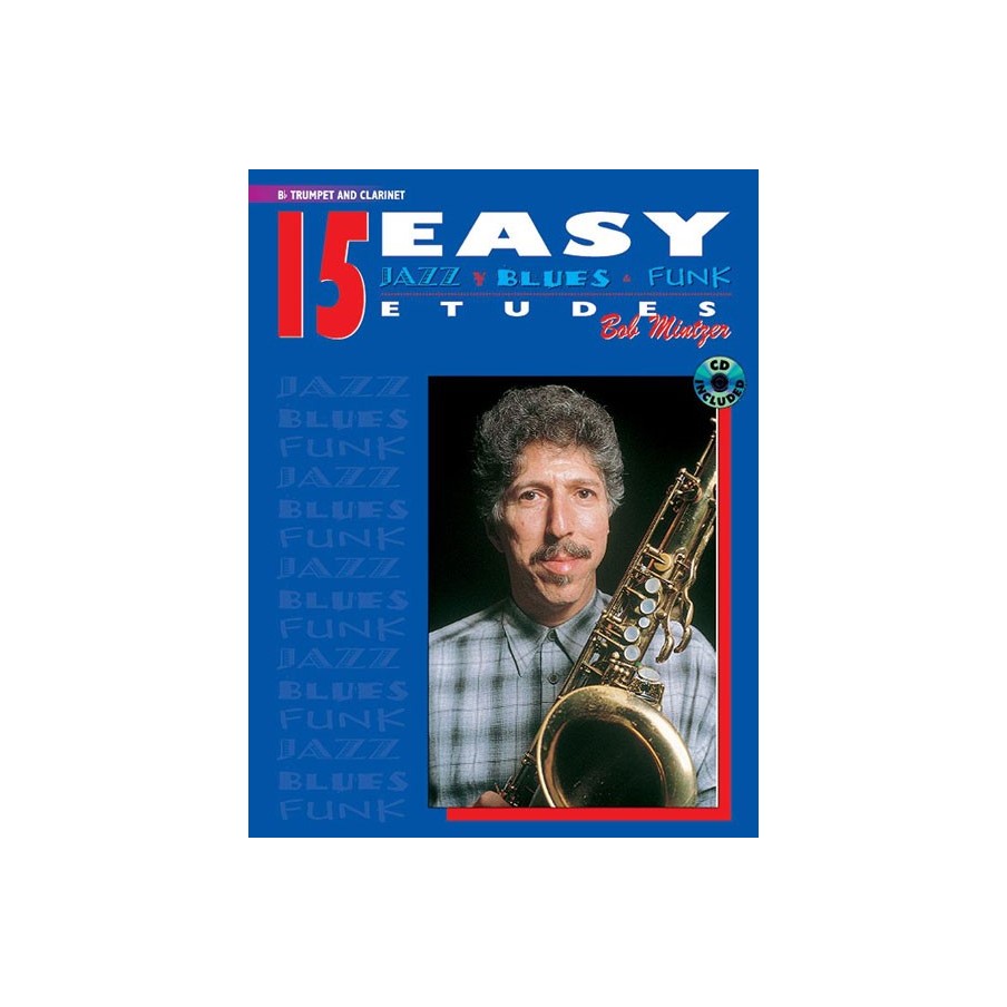 15 Easy Jazz, Blues & Funk Etudes - Bb Instr 