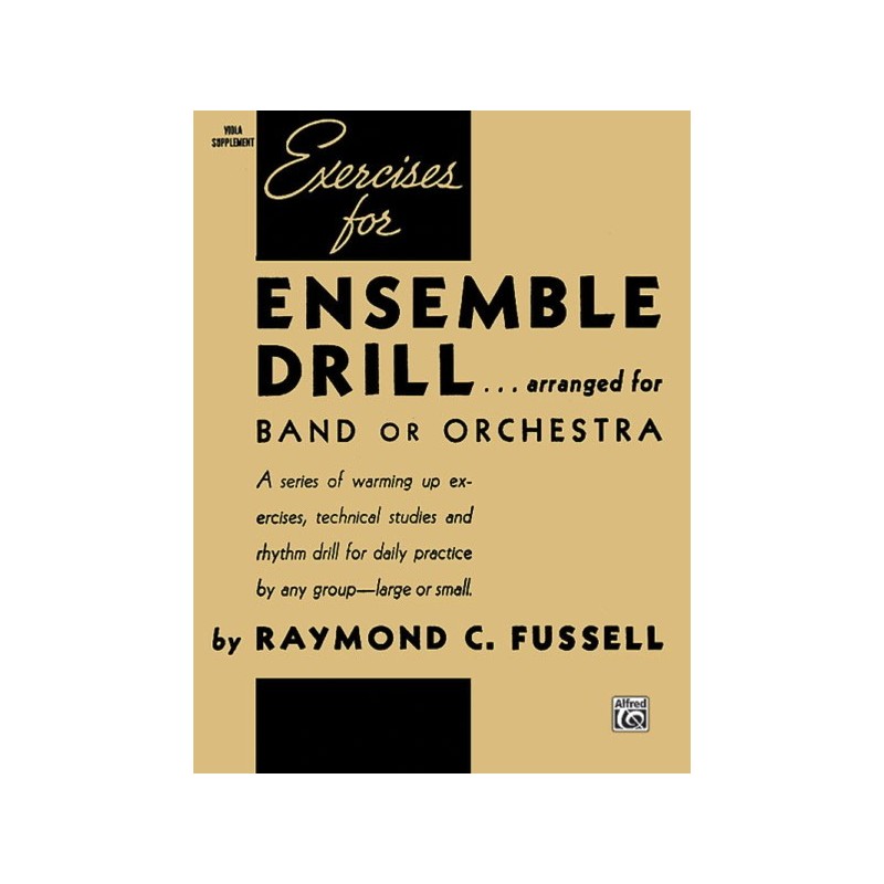 29156633733ALF00SCHBK09604 Exercises for Ensemble Drill (Viola Supplement)