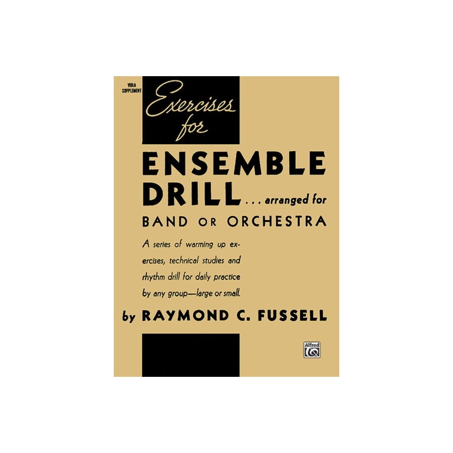 29156633733ALF00SCHBK09604 Exercises for Ensemble Drill (Viola Supplement)