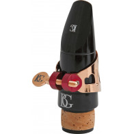 Ligature clarinette ou sax alto BG DUO LD9 or rose