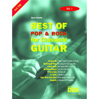 Best of Pop & Rock for Classical Guitar Vol. 1