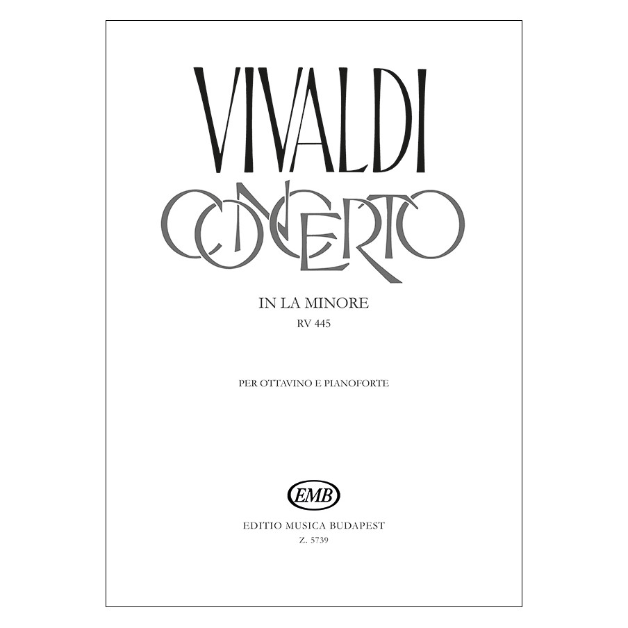 Concerto in la minore per ottavino, archi e cZal
