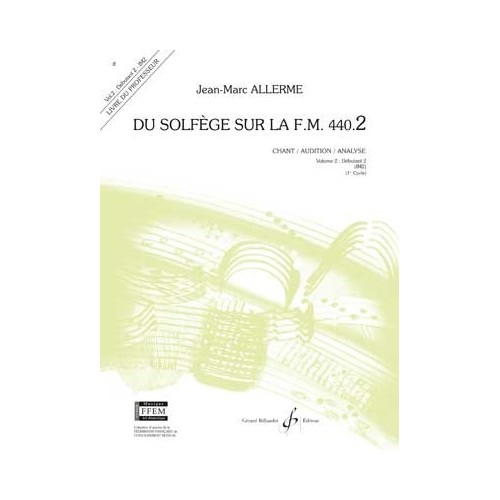 9790043051701GB5170 Du solfege sur la F.M. 440.2 - Chant/Audition/Ana.