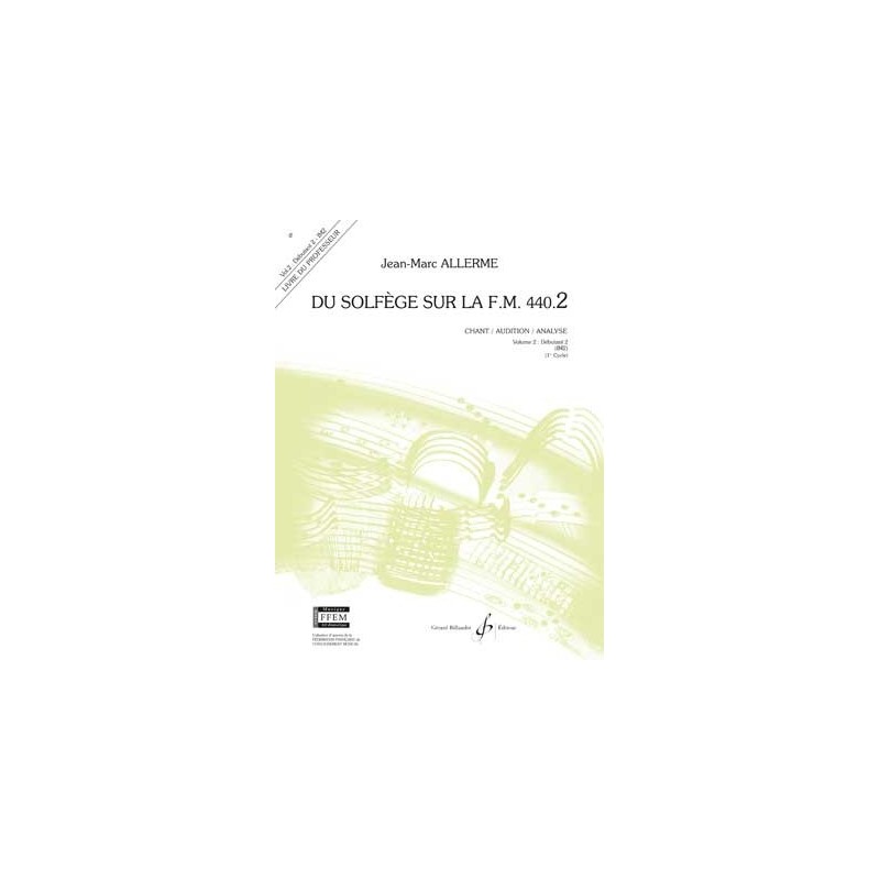 9790043051701GB5170 Du solfege sur la F.M. 440.2 - Chant/Audition/Ana.