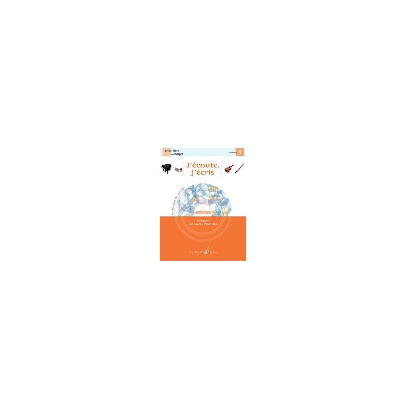 9790043078548GB7854 J'écoute, J'écris Volume 4