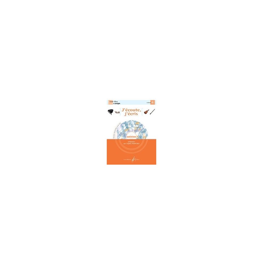 9790043078548GB7854 J'écoute, J'écris Volume 4