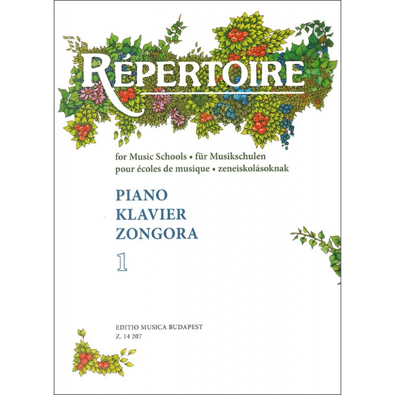 Repertoire für Musikschulen - Klavier I