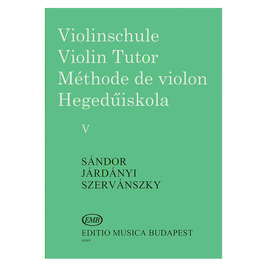 Violinschule - Violin Tutor - Méthode de Violon V