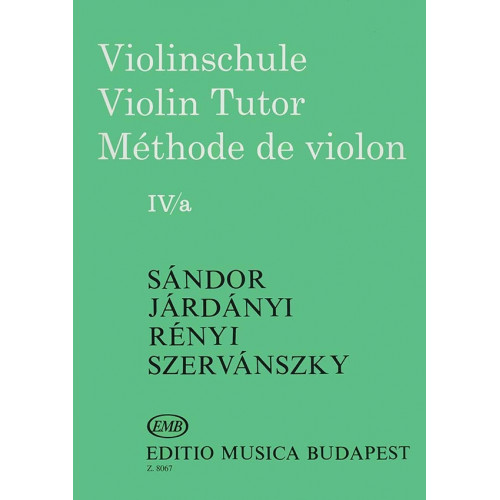 Violinschule - Violin Tutor -Méthode de Violon IVa