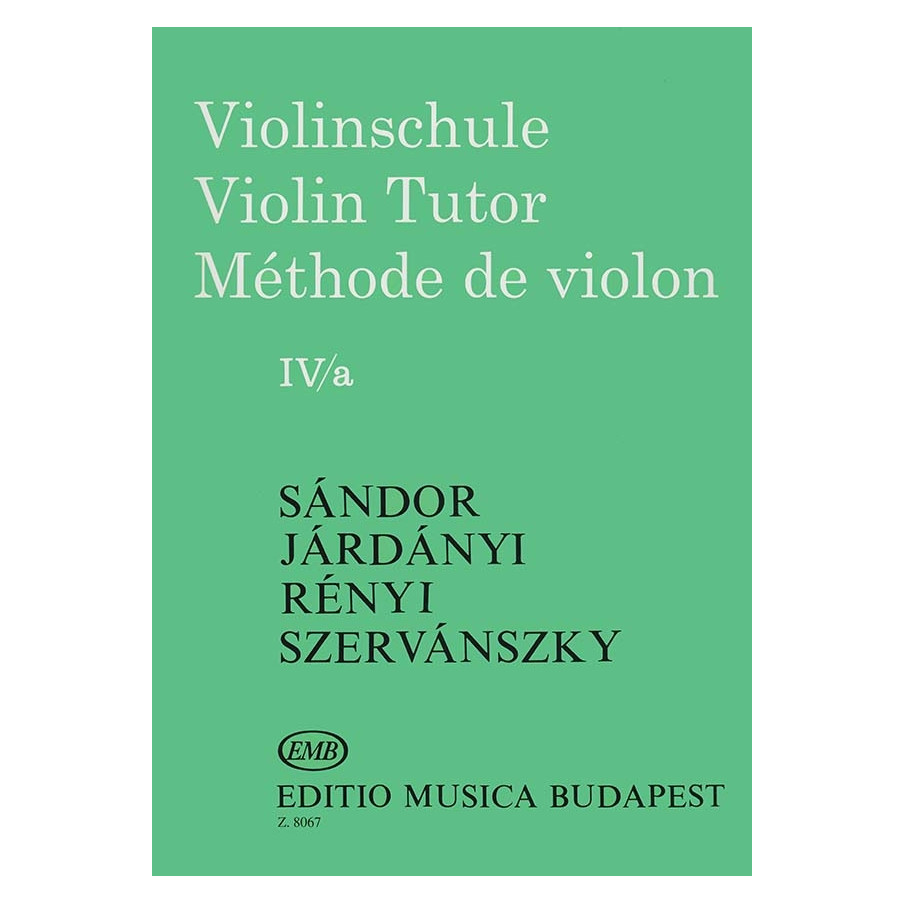 Violinschule - Violin Tutor -Méthode de Violon IVa