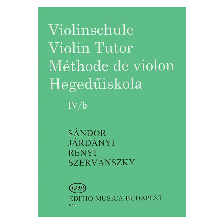 Violinschule - Violin Tutor -Méthode de Violon IVb