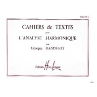 Cahiers de textes L'analyse harmonique Vol.1 