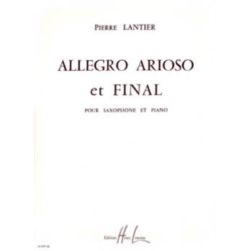 Allegro, arioso et final 