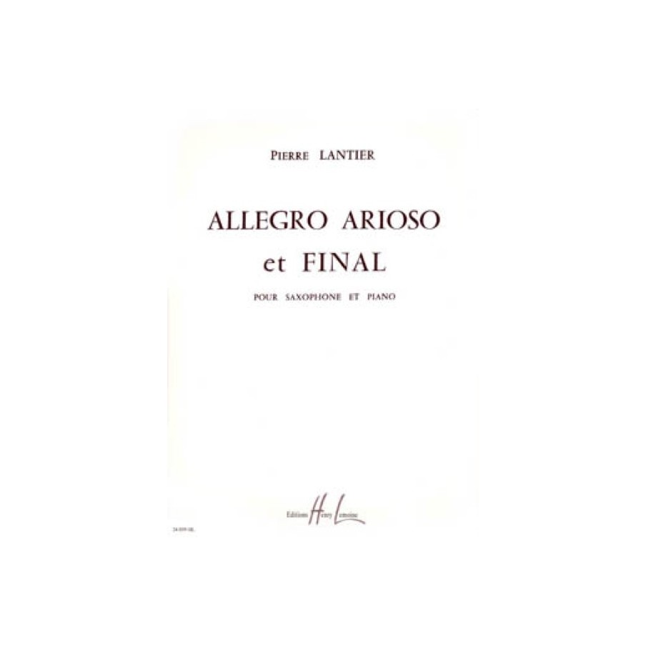 Allegro, arioso et final 