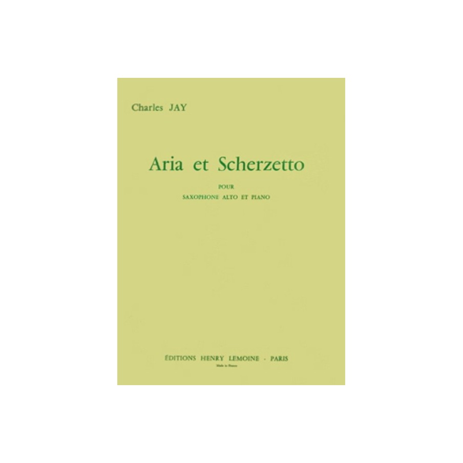 Aria et Scherzetto 