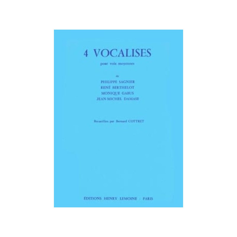 Vocalises (4) Vol.1 