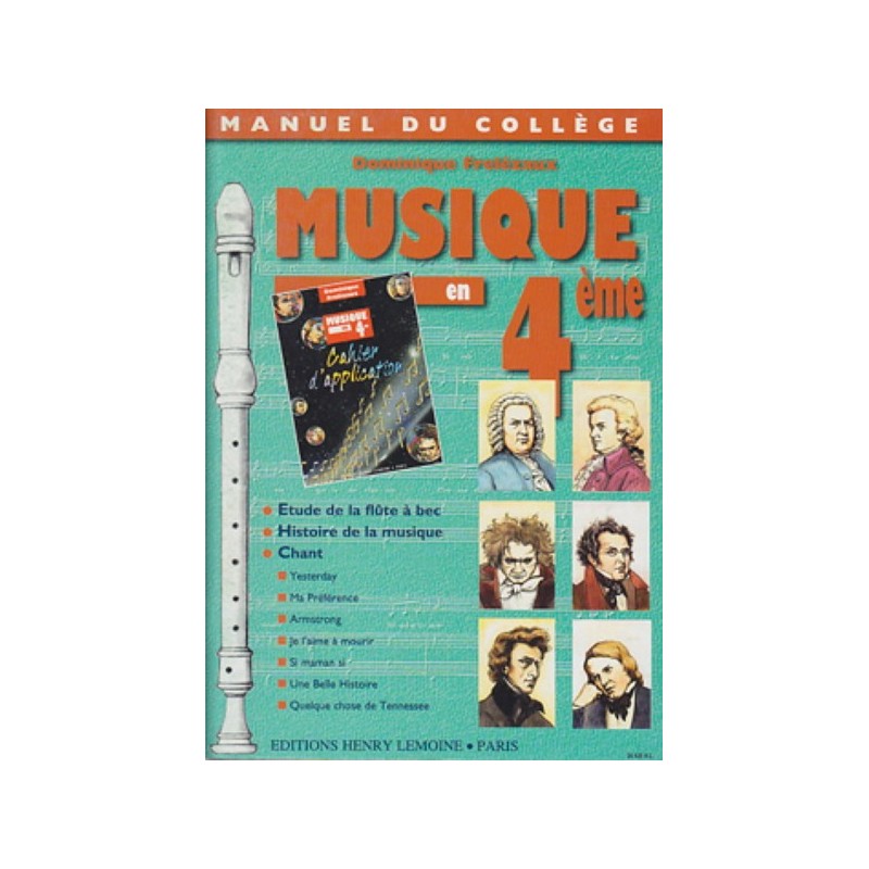 Musique en 4ème - collège 