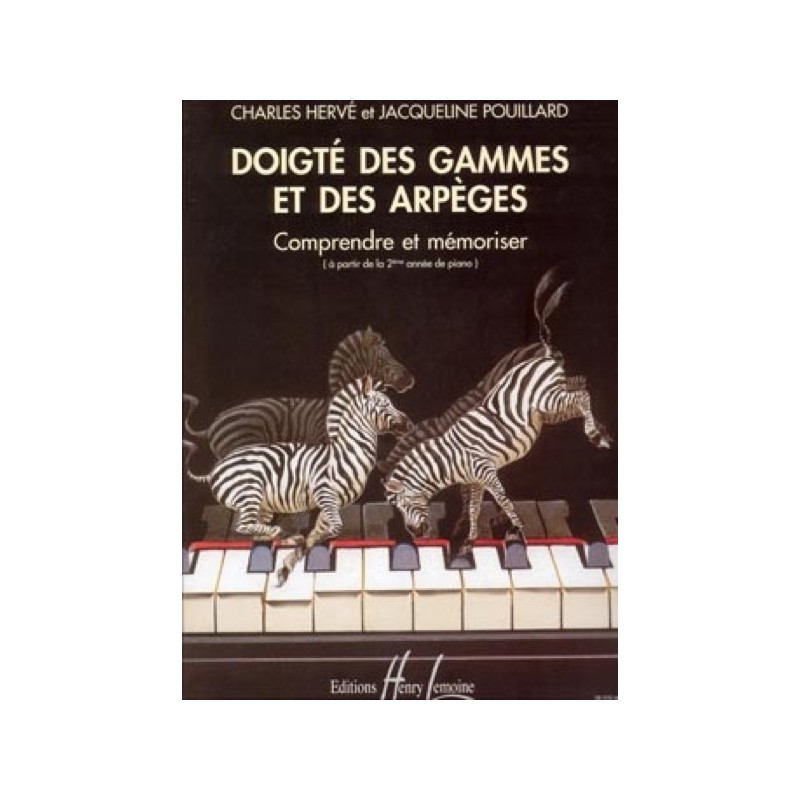 Doigté des gammes et arpèges 
