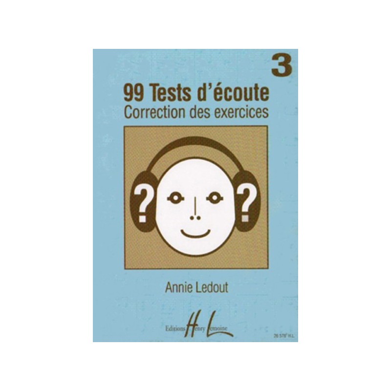 99 Tests d'Ecoute Vol.3 corrigés 