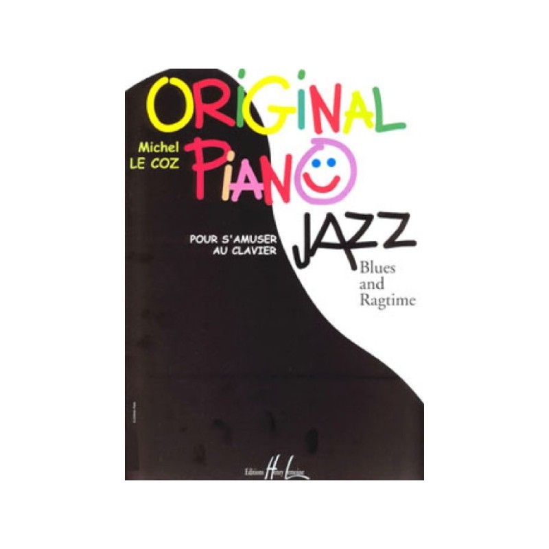 Original piano jazz, blues, rag 
