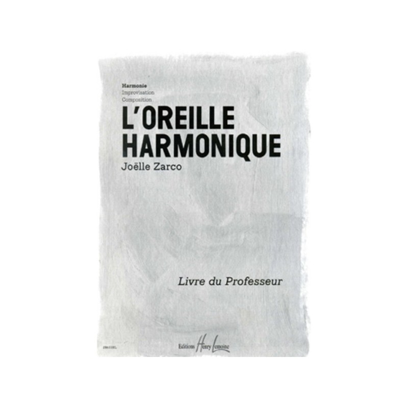 L'oreille harmonique Vol.1 Harmonie 