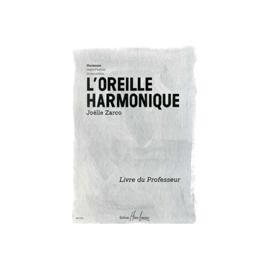 L'oreille harmonique Vol.1 Harmonie 