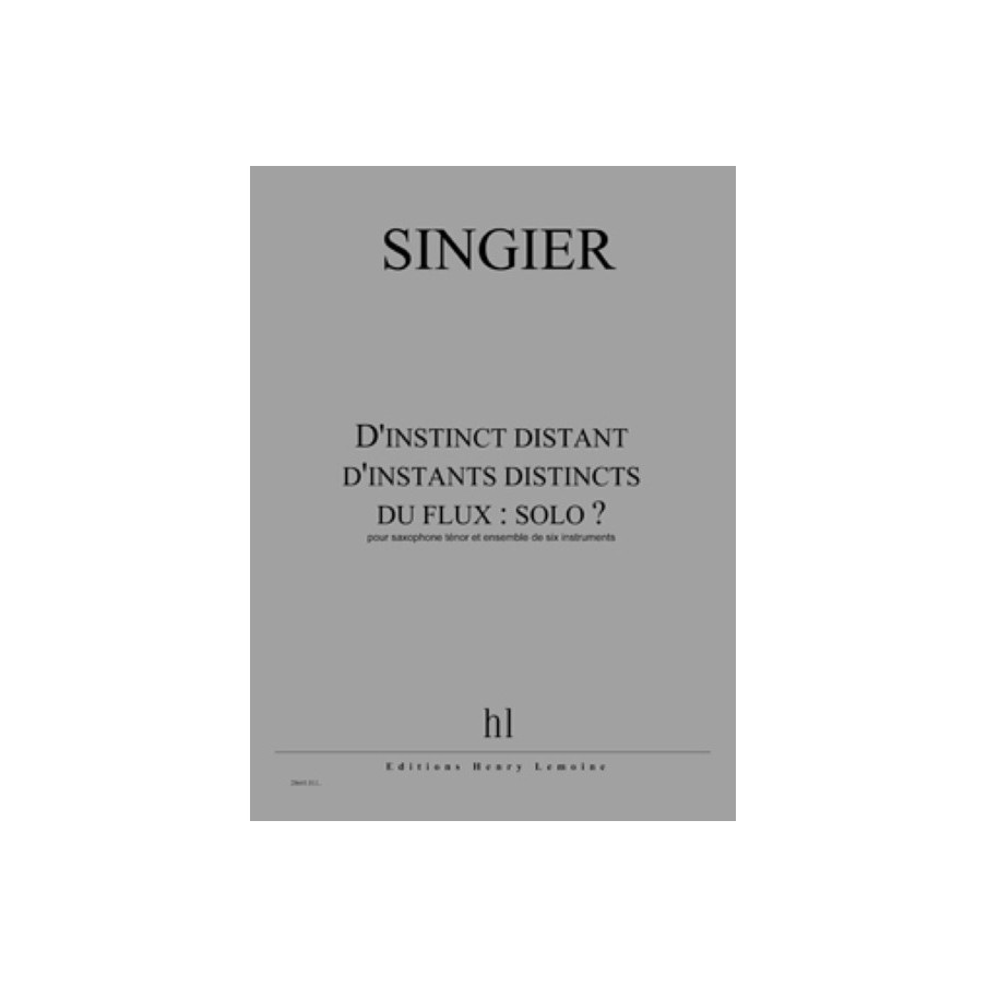 D'Instinct Distant D'Instants Distincts Du Flux 