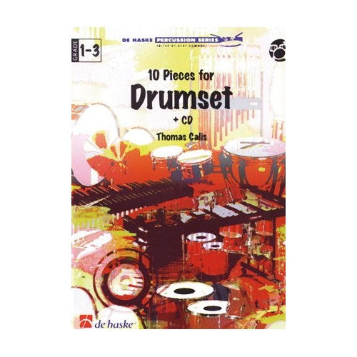 9789073252349DHP_0970826-400 10 Pieces for Drumset + CD