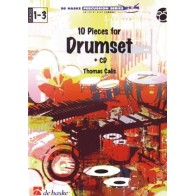 9789073252349DHP_0970826-400 10 Pieces for Drumset + CD