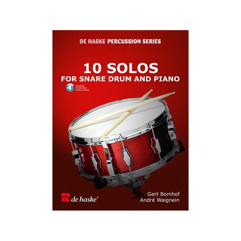 9789043166652DHP_1064155-404 10 Solos for Snare Drum and Piano