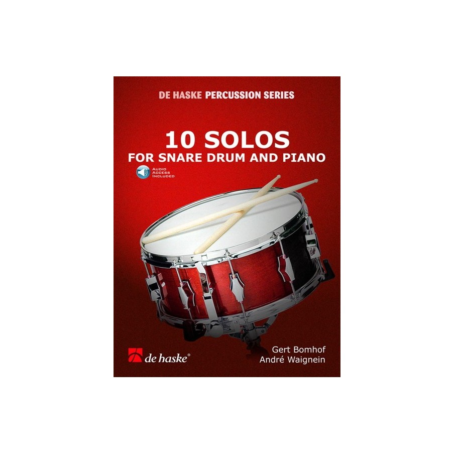 9789043166652DHP_1064155-404 10 Solos for Snare Drum and Piano