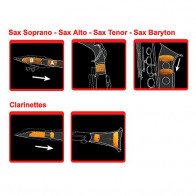 SAXMUTE Sourdine saxophone soprano monotube