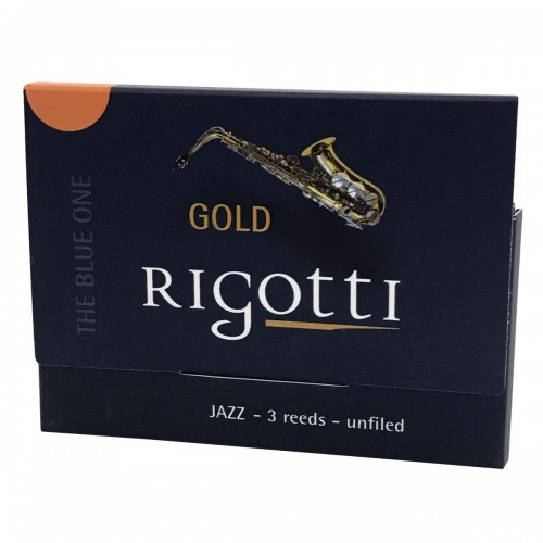 3 anches saxophone soprano RIGOTTI Gold Jazz