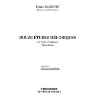 5020679571231MUSACF20893M Douze Etudes Melodiques en Style d'Auteurs