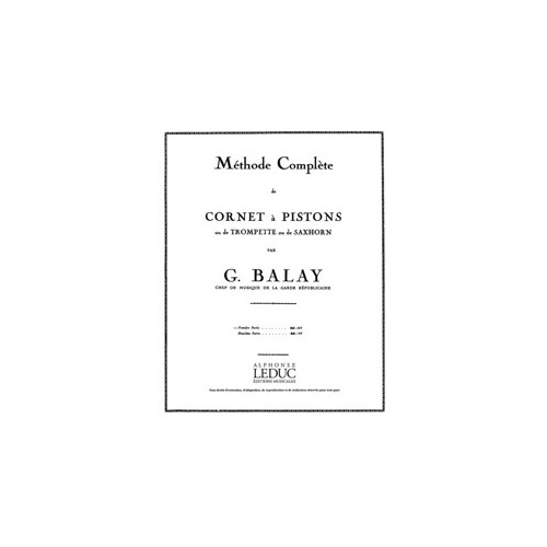 Méthode complète de cornet à pistons, Vol. 1 