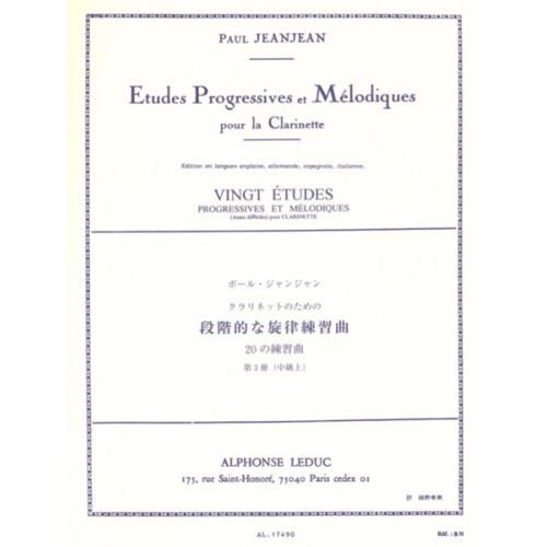 9790046174902AL17490 20 Etudes Progressives & Melodiques 3