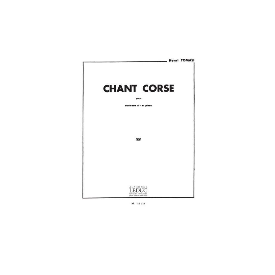9790046181191AL18119 Chant corse