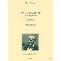 9790046181665AL18166 De la Sonorité - Art et Technique